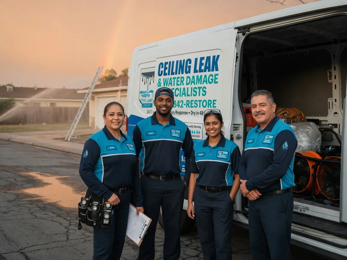 Ceiling Leak Cleanup company in Sullivan City, TX
