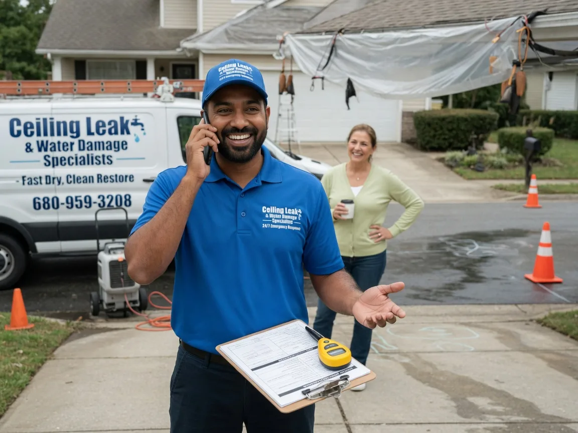 Ceiling Leak Cleanup Sullivan City, TX FAQs